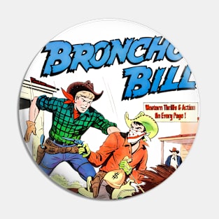 Money Western  Horse Cowboy Retro Broncho Bill Comic Pin