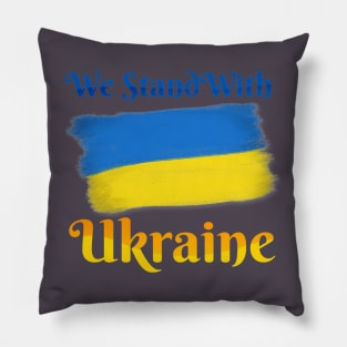 Stand with Ukraine Pillow