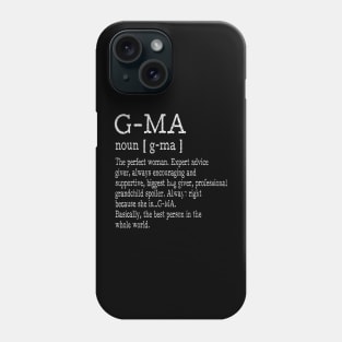 G Ma Definition Grandma Mothers Day Apparel Gift For Women Phone Case
