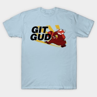 GIT GUD VIDEO GAMES GAMER RETRO PS RPG SOULS MEME CLASSIC GOTY BOX MENS T  SHIRT