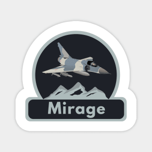 Mirage French Jet Fighter Magnet