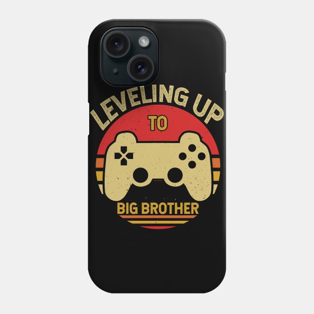 Leveling Up To Big Brother Funny Gamer Gift Phone Case by Tesszero