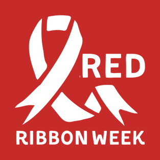 Red Ribbon Week We Wear Red Ribbon Week Awareness T-Shirt