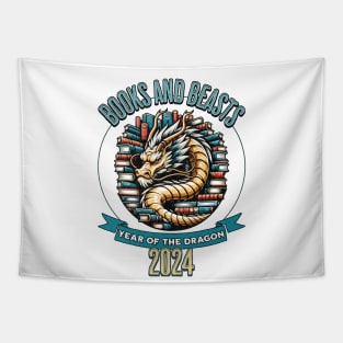 Books And Beasts - Year of the dragon - 2024 Tapestry