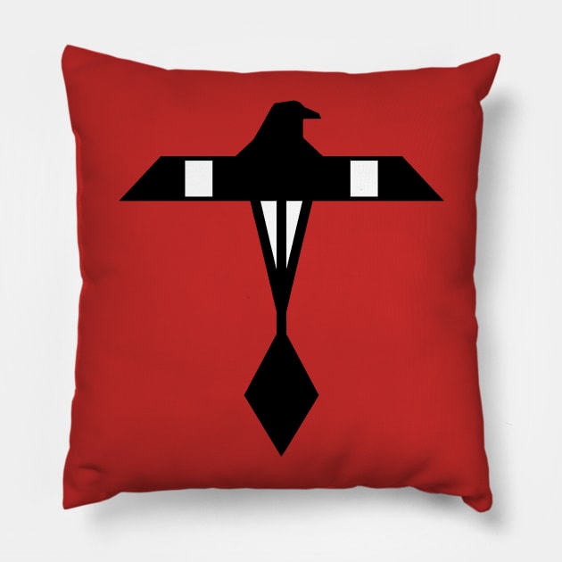 Crow Pillow by WorkOfArtStudios