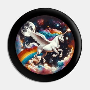 Unicorn Life in Color Pin
