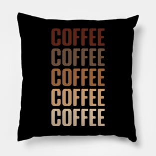 Shades of Coffee Pillow