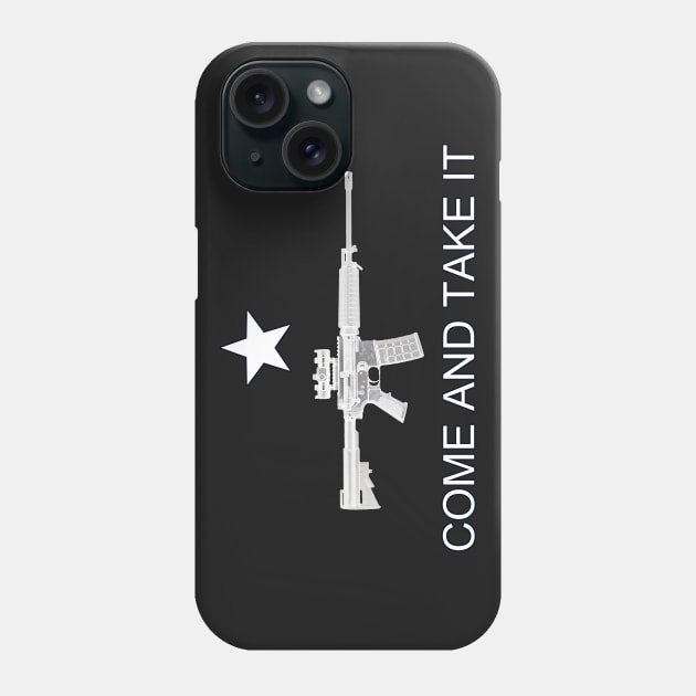 Texas Style "Come and Take It" - AR-15 Phone Case by SolarCross