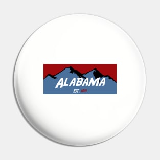 Alabama Mountains Pin