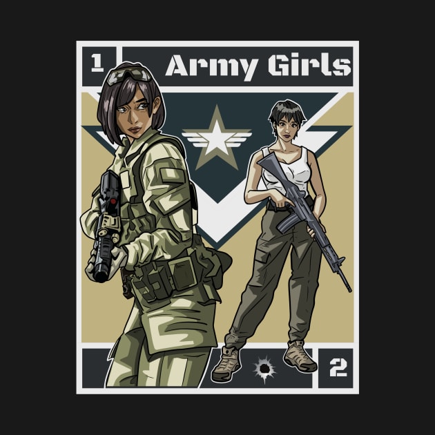 Military girls 3 by HyzoArt