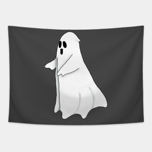 Simple Ghost for Halloween Tapestry