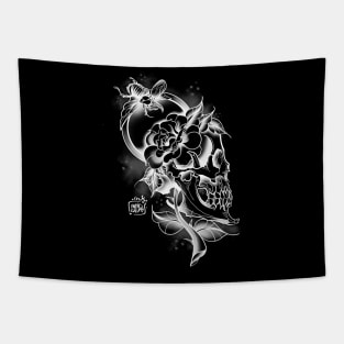 SkullFlower Tapestry