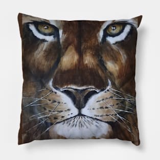 Brown lion Pillow