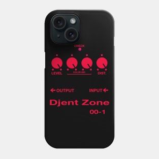 Guitar Pedal DJENT ZONE Red Phone Case