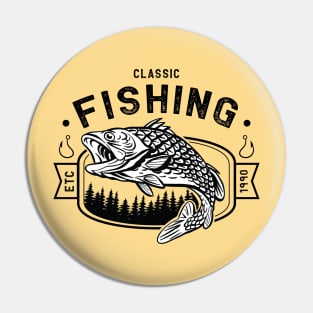 Classic Fishing Pin