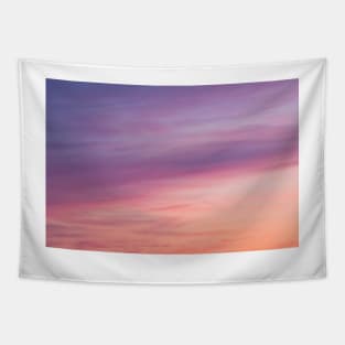 Colorful sunset clouds at dusk sky scape Tapestry