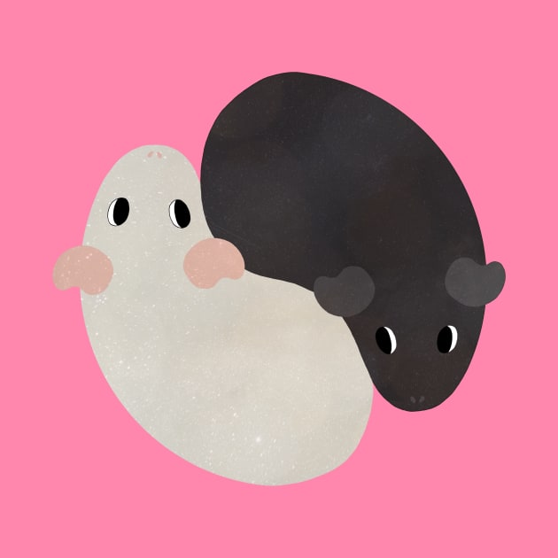 Yin Yang Guinea Pigs by Ratfrens