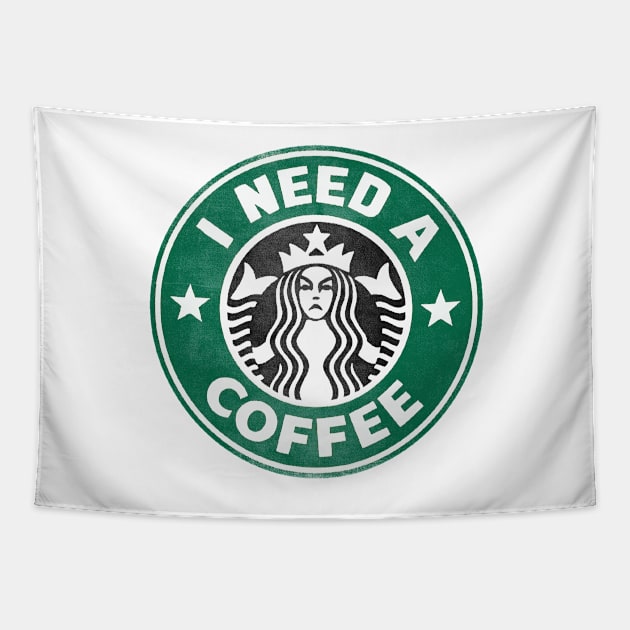 I need a coffee! Tapestry by LAZYJStudios