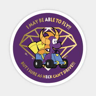 Spyro The Drivin' Dargon Magnet