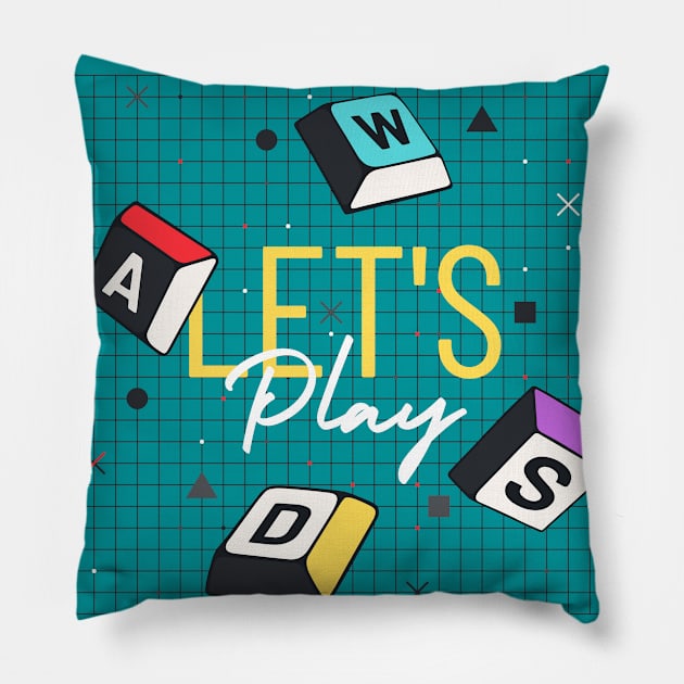 Let's Play 2.0 Pillow by SGS