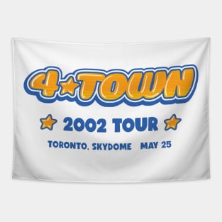 4Town World Tour - Toronto 2002 Concert Tee Tapestry