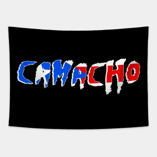 Camacho Mania Puerto Rican Flag Tapestry