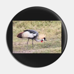 Red-Crowned Crane Pin