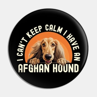 Afghan Hound Pin