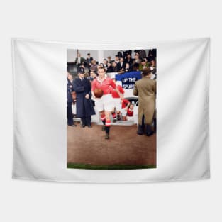 Allenby Chilton United Player in colour Tapestry