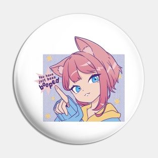 Anime Neko Girl P R t shirt Pin