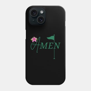 AMEN MASTERS GOLF (V9) Phone Case