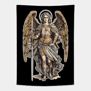 Saint Michael Archangel Tapestry