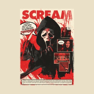 Horror Movie Comic Cover T-Shirt