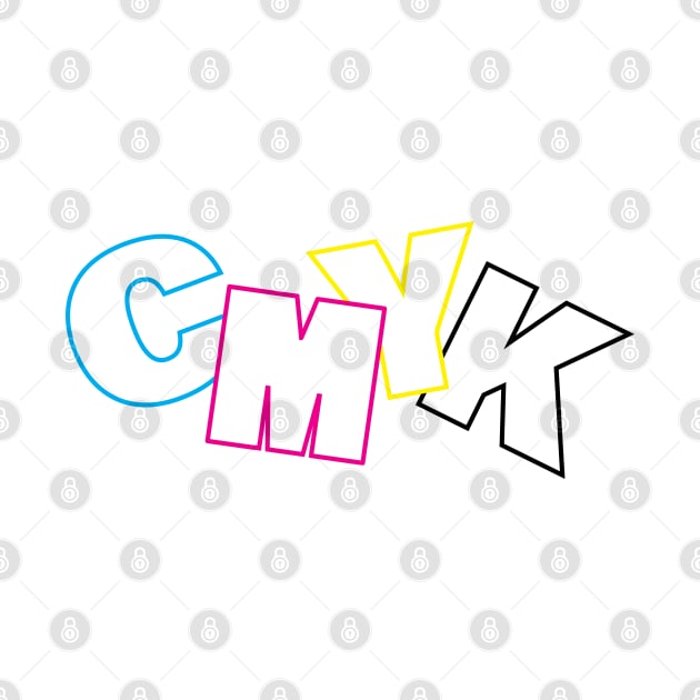 CMYK Letters by HelenDBVickers