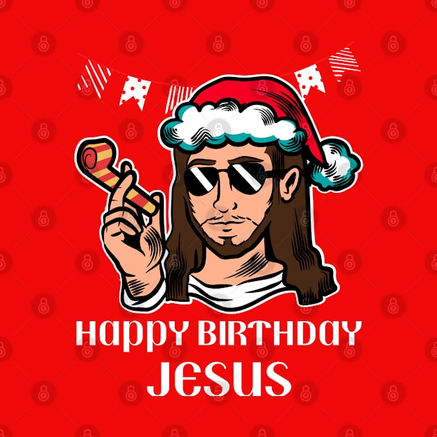 Happy birthday Jesus Christ Christmas by Kataclysma