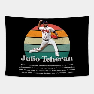 Julio Teheran Vintage Vol 01 Tapestry