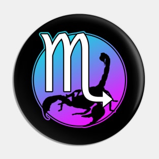 Scorpio Symbol Scorpion Minimal Pin