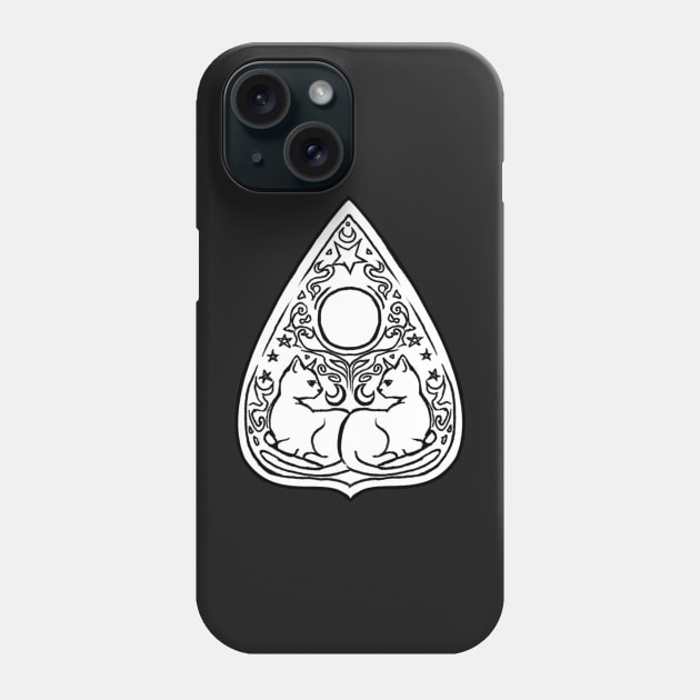 Cat planchette Phone Case by KaijuCupcakes