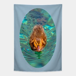 Duckling in the ripples Tapestry
