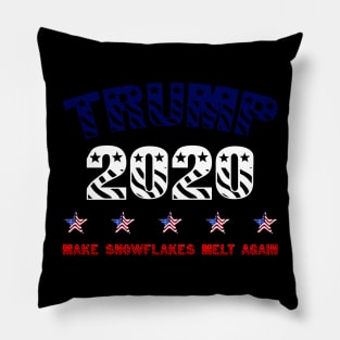 Vote Trump 2020 Shirt - Make Snowflakes Melt Again! Pillow