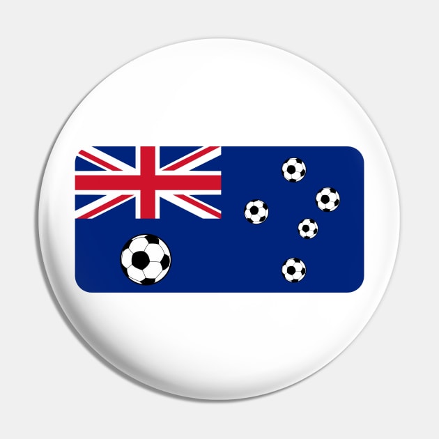 Australian Flag Football Pin by mailboxdisco