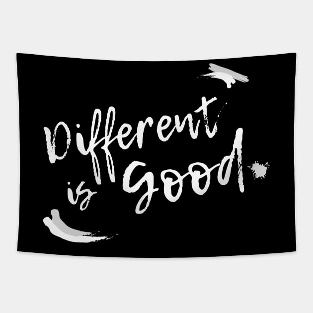 Different is Good! Tapestry by teresawingarts