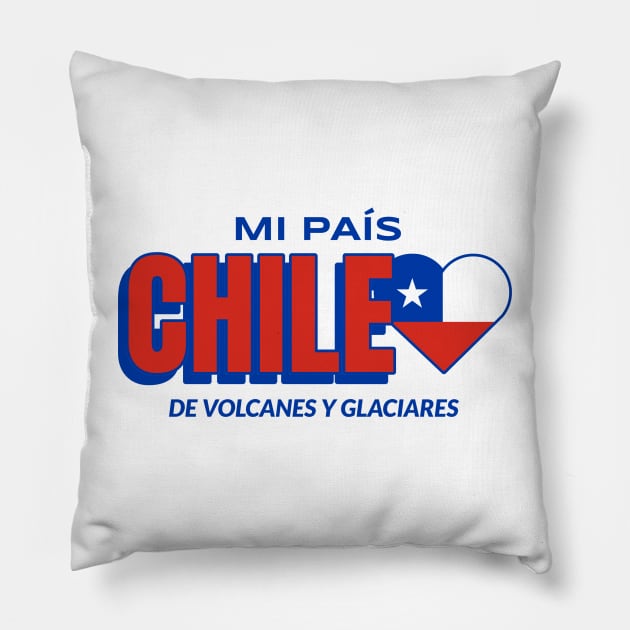 Chile Chilean Pillow by Tip Top Tee's