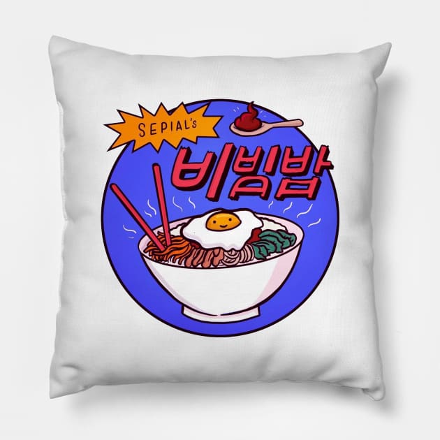 yummy ramen Pillow by eiston ic