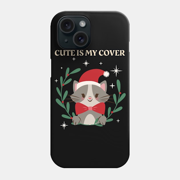 Cat Cute Is My Cover Phone Case by Art master