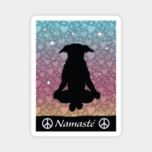 Namaste Dog Magnet