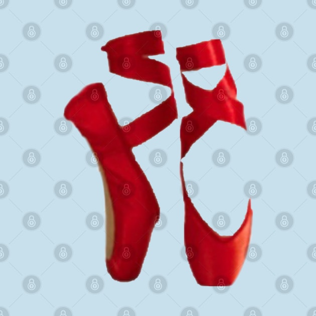 Red Ballet Shoes by Linds with Love