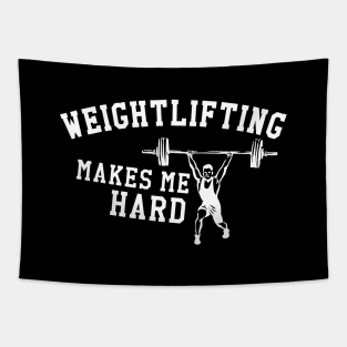 Weightlifter - Weightlifting makes me hard Tapestry