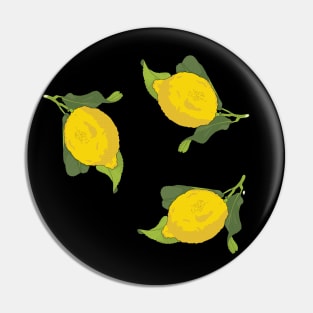 Pattern: Yellow Lemon Pin
