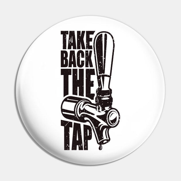 'Take Back The Tap' Food and Water Relief Shirt Pin by ourwackyhome